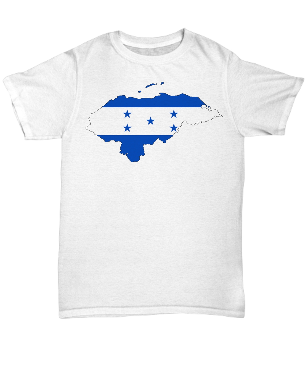 Honduras T-Shirt Camisa con Mapa